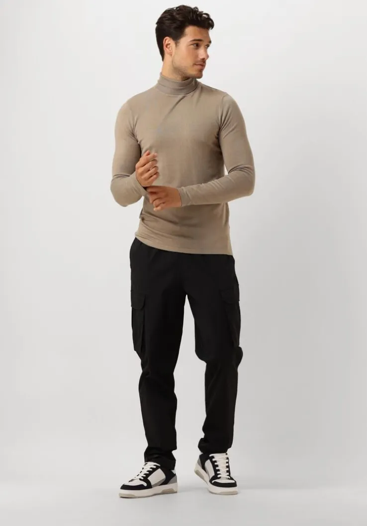 zwarte pure path cargobroeken regular fit pants cargo501