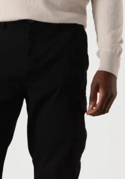 zwarte pure path cargobroeken regular fit pants cargo506