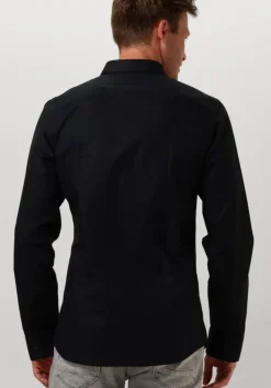 zwarte pure path casual overhemd essential casual shirt