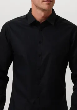 zwarte pure path casual overhemd essential casual shirt