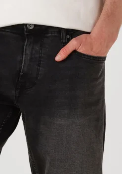 zwarte pure path shorts the miles slim fit denim shorts