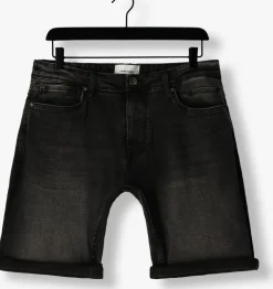 zwarte pure path shorts the miles slim fit denim shorts
