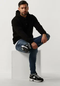 zwarte pure path sweater essential logo hoodie