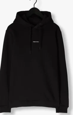 zwarte pure path sweater essential logo hoodie