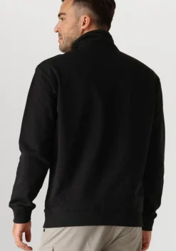 zwarte pure path trui loose fit sweaters halfzip319