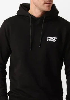 zwarte pure path trui regular fit sweaters hoodie302