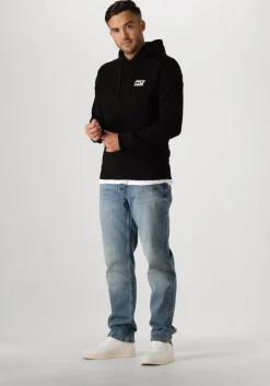 zwarte pure path trui regular fit sweaters hoodie302