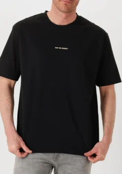 zwarte pure path t-shirt loose fit crewneck ss t-shirts