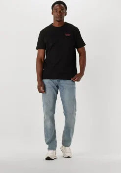 zwarte pure path t-shirt regular fit crewneck ss t-shirts