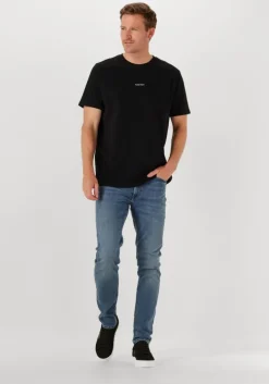 zwarte pure path t-shirt regular fit t-shirts