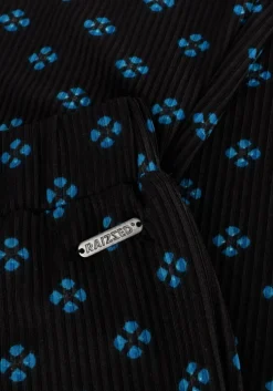 zwarte raizzed flared broek rian