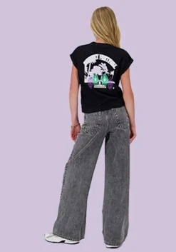 zwarte raizzed top julot