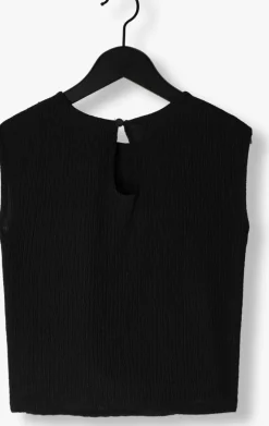 zwarte raizzed top sela