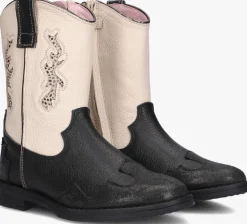 zwarte red-rag cowboylaarzen 12496