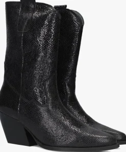 zwarte red-rag cowboylaarzen 77416