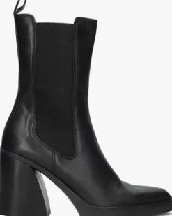 zwarte red-rag enkellaarsjes 74704