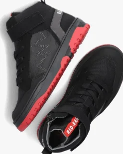 zwarte red-rag hoge sneakers 13759