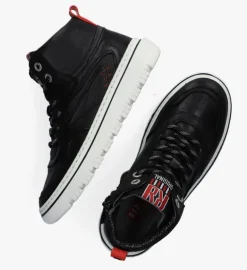 zwarte red-rag hoge sneakers 13515