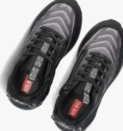 zwarte red-rag lage sneakers 15823