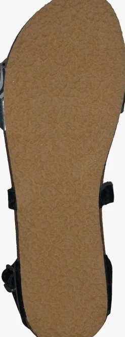 zwarte red-rag platte sandalen 19280