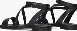 zwarte red-rag sandalen 79658