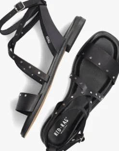 zwarte red-rag sandalen 79658