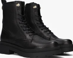 zwarte red-rag veterboots 74500