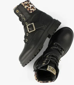 zwarte red-rag veterboots 11268