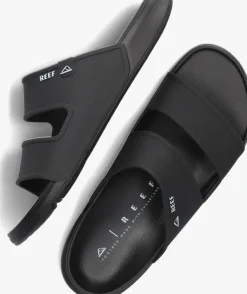zwarte reef slippers oasis double up