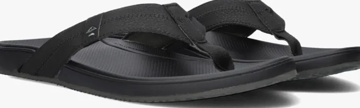 zwarte reef teenslippers cushion phantom 2.0