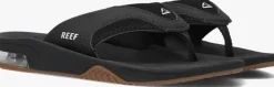 zwarte reef teenslippers fanning kids