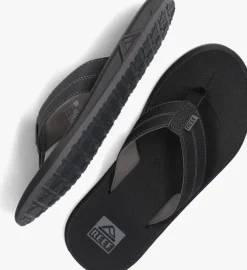 zwarte reef teenslippers reef element