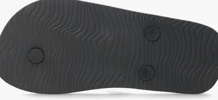 zwarte reef teenslippers switchfoot print