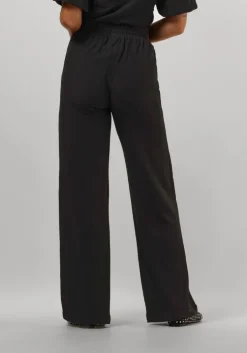 zwarte refined department wijde broek nova