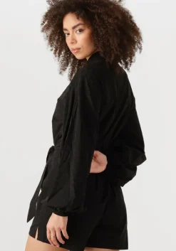 zwarte refined department playsuits delphine