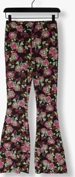 zwarte refined department flared broek abba