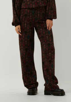 zwarte refined department flared broek abba