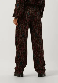 zwarte refined department flared broek abba