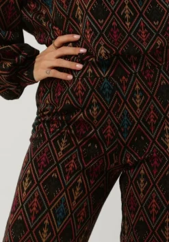 zwarte refined department flared broek abba