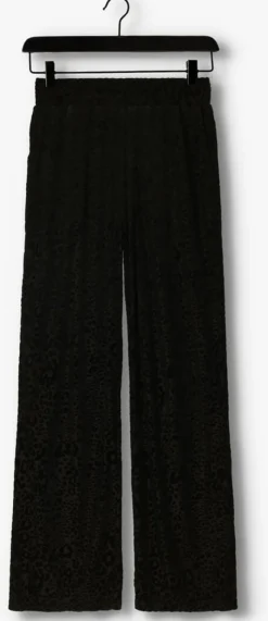 zwarte refined department wijde broek nova