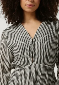 zwarte refined department mini jurk sheida