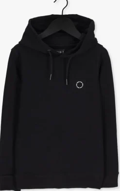 zwarte rellix trui hooded sweat badge