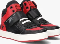 zwarte replay hoge sneakers cobra