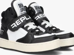 zwarte replay hoge sneakers cobra kid 4