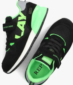zwarte replay lage sneakers shoot jr8