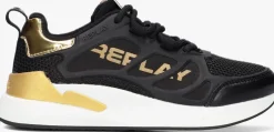 zwarte replay lage sneakers maze jr