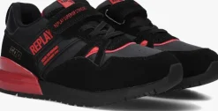 zwarte replay lage sneakers shoot jr 13
