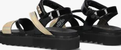 zwarte replay platte sandalen alicante jr 6