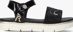 zwarte replay platte sandalen sandal 5