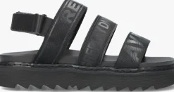 zwarte replay sandalen alicante jr tapes